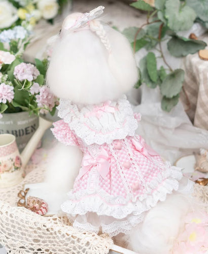 Luxury design dog Lacy Princess Puff Dress