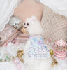 Luxury design Royal Frost Ruffle Dog Dress