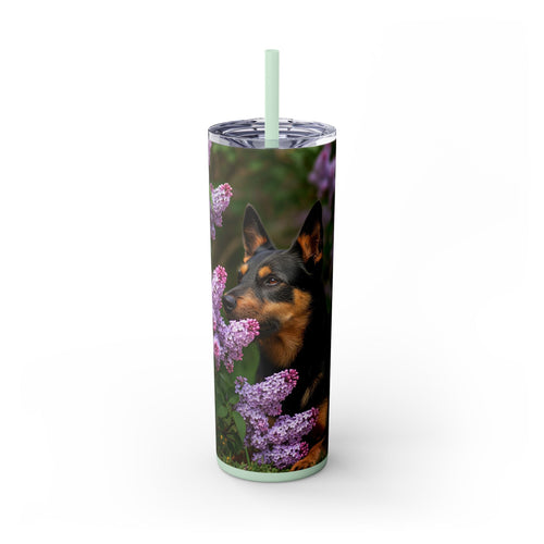 Skinny Tumbler with Straw – 20 oz Stainless Steel Cup