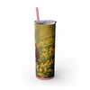 Skinny Tumbler with Straw – 20 oz Stainless Steel Cup