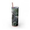 Skinny Tumbler with Straw – 20 oz Stainless Steel Cup