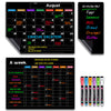 Calendar Magnetic White-board Wall Sticker Learning Schedule Refridgerator Magnets Message Board