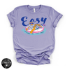 Easy Summer Tee | Retro Tiger Pool Graphic T-Shirt