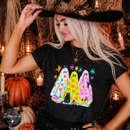 Silly Ghosts Tee | Cute Halloween Ghost Graphic T-Shirt