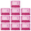 24-42 Collapsible Pink Dog Crate RED24-42