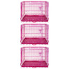 24-42 Collapsible Pink Dog Crate RED24-42