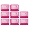 24-42 Collapsible Pink Dog Crate RED24-42