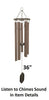 Amish handmade Wind Chimes 48”–80” – Square Aluminum Deep Tone Outdoor Chimes for Meditation & Garden Ambience