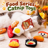 Food-Themed Catnip Plush Cat Toy 3-Pack