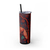 Skinny Tumbler with Straw – 20 oz Stainless Steel Cup