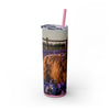 Skinny Tumbler with Straw – 20 oz Stainless Steel Cup