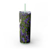 Skinny Tumbler with Straw – 20 oz Stainless Steel Cup