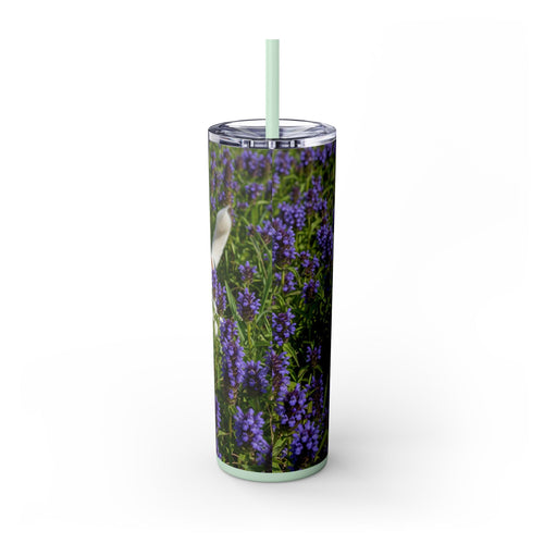 Skinny Tumbler with Straw – 20 oz Stainless Steel Cup