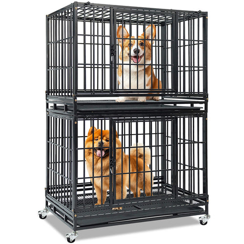 37 Stackable Heavy Duty Dog Kennel 371D04