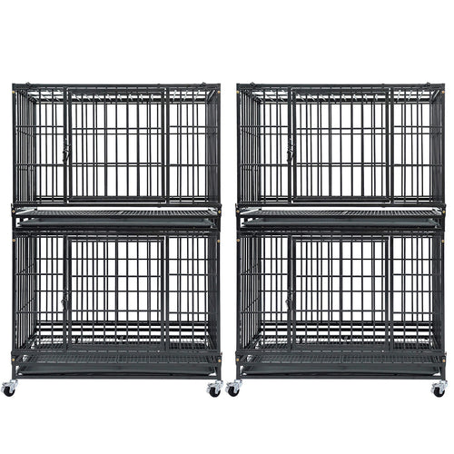 37 Stackable Heavy Duty Dog Kennel 371D04