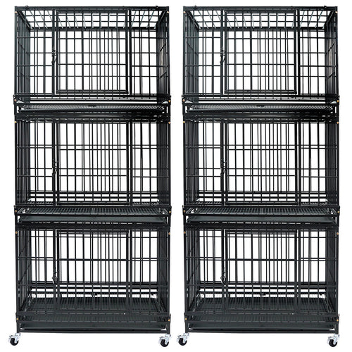 37 Stackable Heavy Duty Dog Kennel 371D04