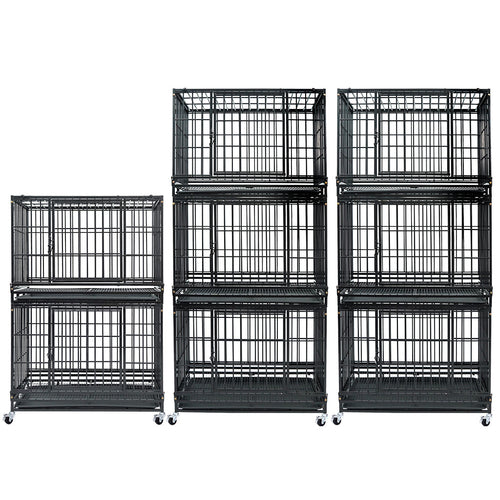 37 Stackable Heavy Duty Dog Kennel 371D04