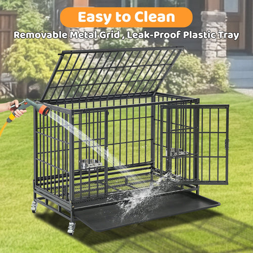 37 Stackable Heavy Duty Dog Crate 371D03