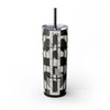 Skinny Tumbler with Straw – 20 oz Stainless Steel Cup