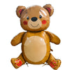 Cartoon Love Standing Bear Valentine's Day Wedding Decoration Aluminum Balloon