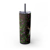 Skinny Tumbler with Straw – 20 oz Stainless Steel Cup