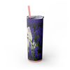 Skinny Tumbler with Straw – 20 oz Stainless Steel Cup