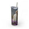 Skinny Tumbler with Straw – 20 oz Stainless Steel Cup