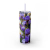 Skinny Tumbler with Straw – 20 oz Stainless Steel Cup