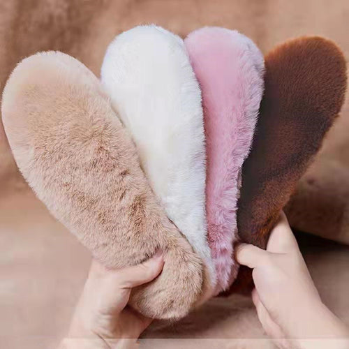 Thick Rabbit Fur Winter Warm Insole