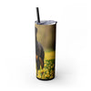 Skinny Tumbler with Straw – 20 oz Stainless Steel Cup