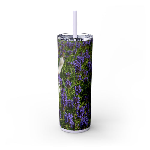 Skinny Tumbler with Straw – 20 oz Stainless Steel Cup