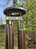 Amish Handmade Wind Chimes 37”–53” – Deep Tone Aluminum Outdoor Chimes