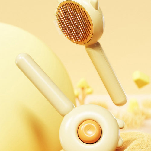 Cat Comb Massager One Tap Fur Punch Out Feature