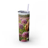 Skinny Tumbler with Straw – 20 oz Stainless Steel Cup
