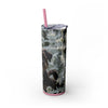 Skinny Tumbler with Straw – 20 oz Stainless Steel Cup