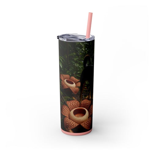Skinny Tumbler with Straw – 20 oz Stainless Steel Cup