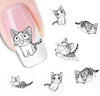 1 Sheet Cat Nail Art Sticker