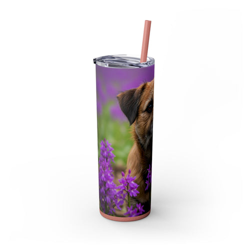 Skinny Tumbler with Straw – 20 oz Stainless Steel Cup
