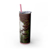 Skinny Tumbler with Straw – 20 oz Stainless Steel Cup