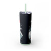 Skinny Tumbler with Straw – 20 oz Stainless Steel Cup