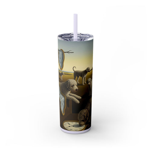 Skinny Tumbler with Straw – 20 oz Stainless Steel Cup