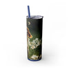 Skinny Tumbler with Straw – 20 oz Stainless Steel Cup