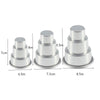 Mini three-layer aluminum alloy cake mold ，