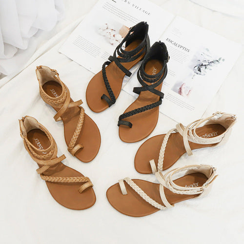 All-match  toe plus size women's shoes