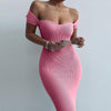 European And American Women's Clothing Hot Girl Art Tight One-step Dress