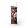 Skinny Tumbler with Straw – 20 oz Stainless Steel Cup