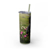 Skinny Tumbler with Straw – 20 oz Stainless Steel Cup