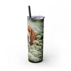 Skinny Tumbler with Straw – 20 oz Stainless Steel Cup