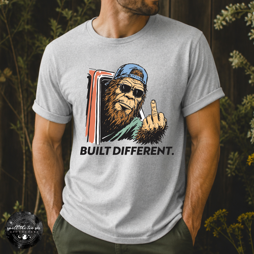 Built Different Bigfoot Tee | Funny Sasquatch Graphic T-Shirt
