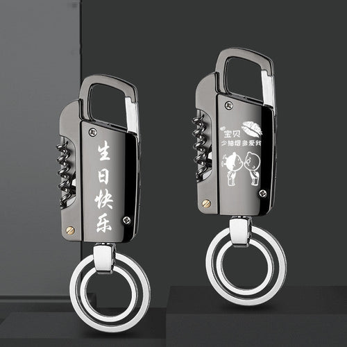HT2101 Multi-function Key Chain Cigarette Lighter USB Charging Lighter